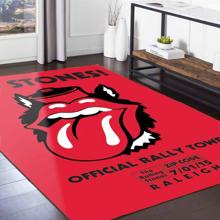 Rolling Stones Zip Code 2015 Raleigh Wolf Rug Carpet