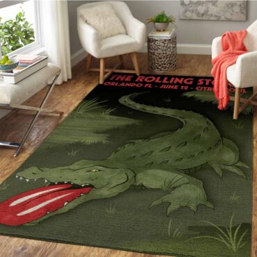 Rolling Stones Zip Code 2015 Alligator Orlando Rug Carpet