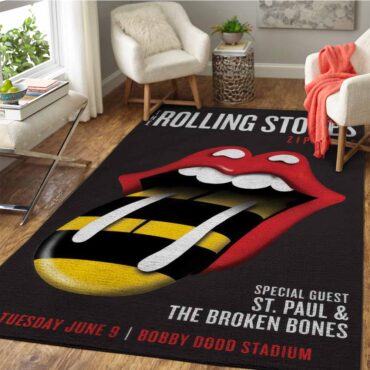 Rolling Stones Zip Code 2015 Atlanta US Rug Carpet