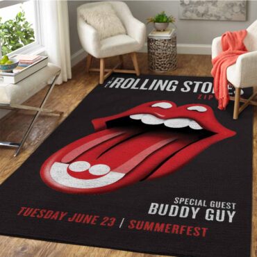 Rolling Stones Zip Code 2015 Milwaukee Rug Carpet