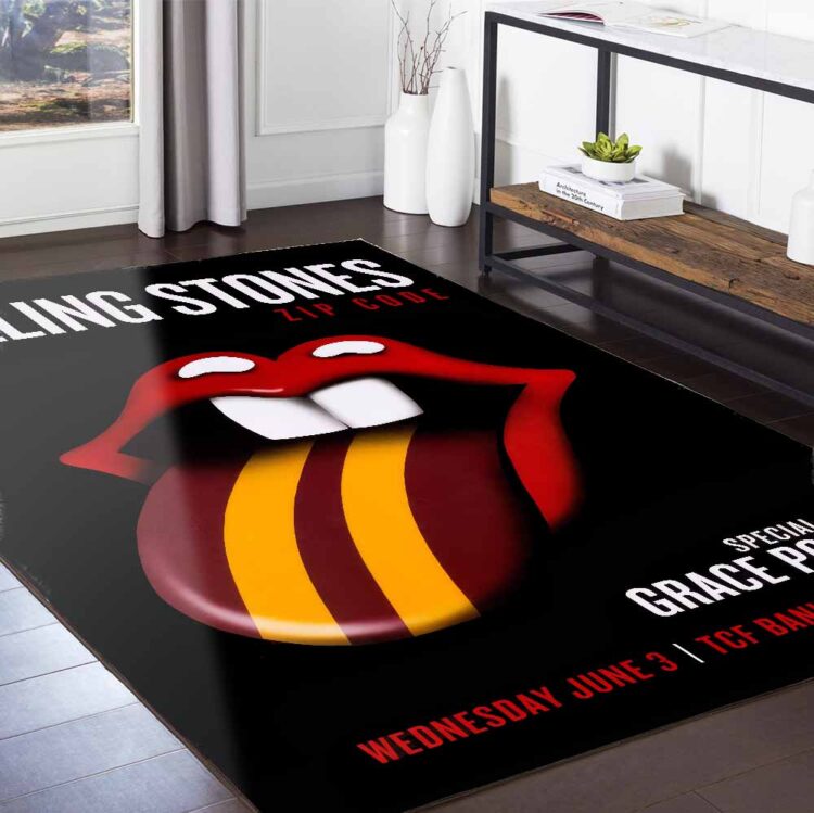 Rolling Stones Zip Code 2015 Minneapolis Rug Carpet