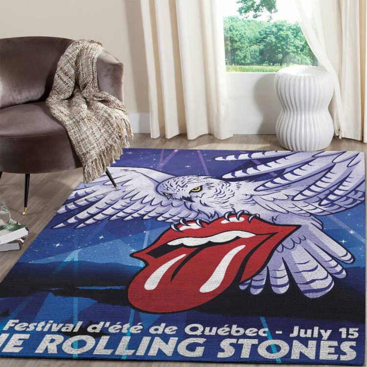 Rolling Stones Zip Code 2015 Quebec Canada Rug Carpet